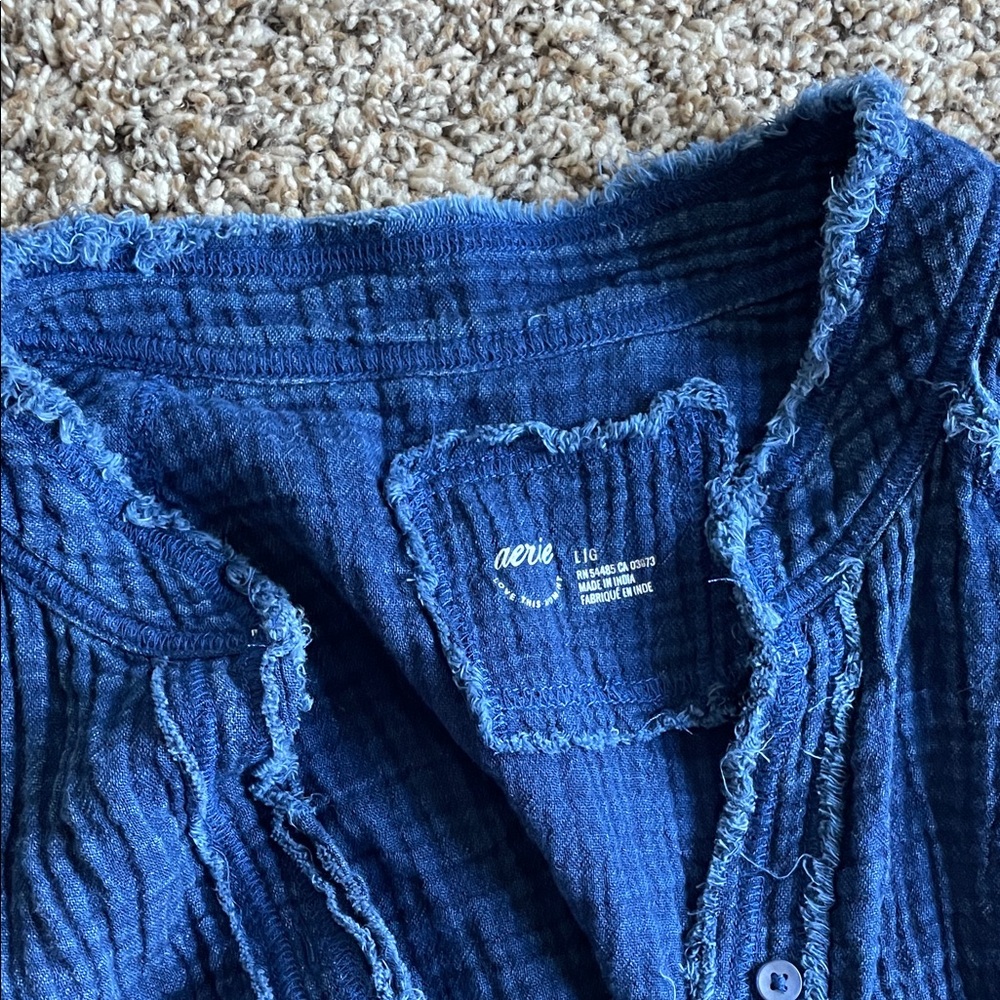 Aerie Navy Textured Set - Picture 3 of 3